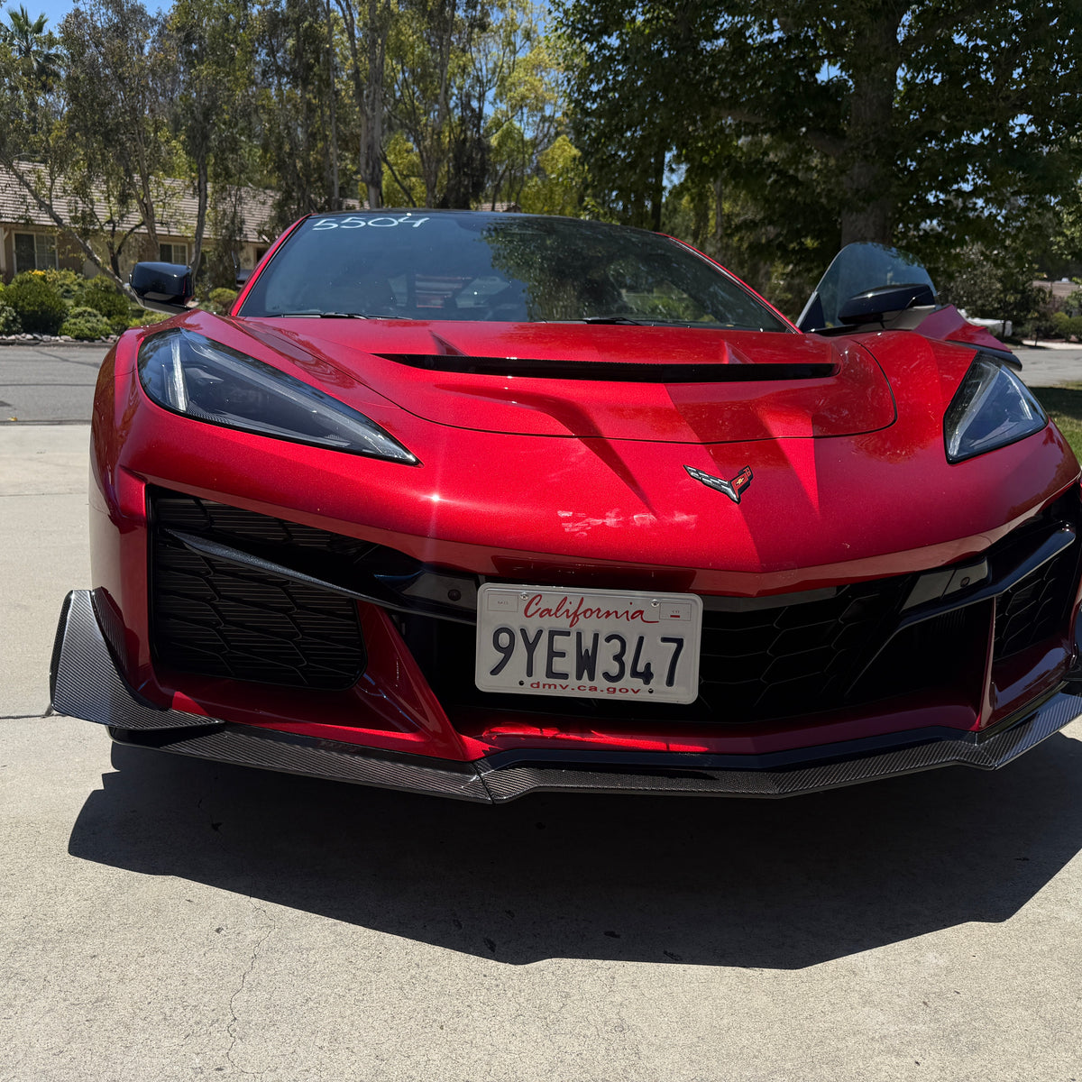 2026+ Corvette ZR1 & ZR1X Front License Plate Holder | No Drill