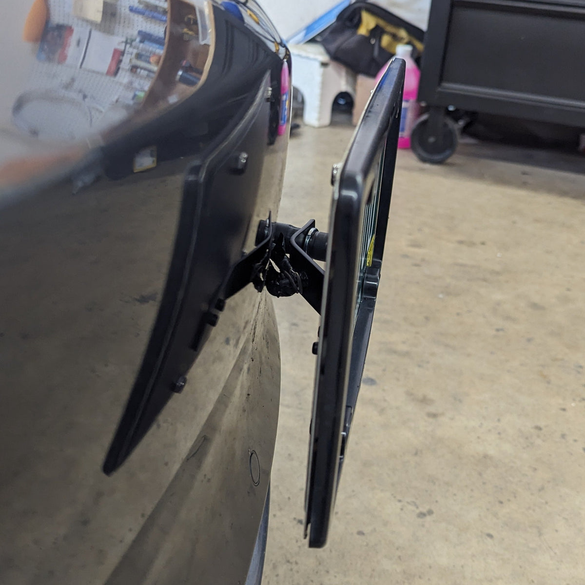 Tesla 1723 Model 3 License Plate Holder ZL1 Addons