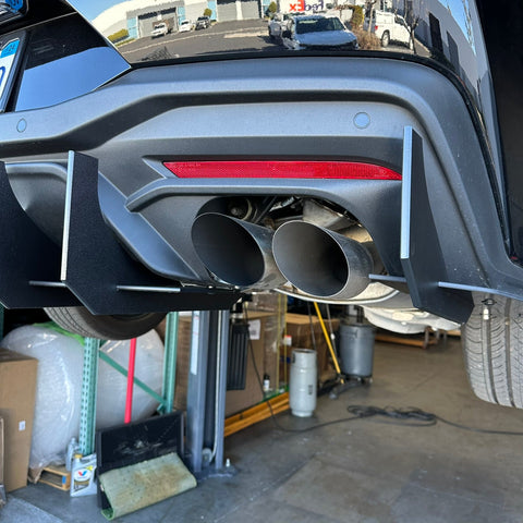 thumbnail image 2 of Glossy Black Rear Bumper Diffuser Kit For Ford Mustang 2024-2025 – V1 Style – 7 Pieces 2 of 3