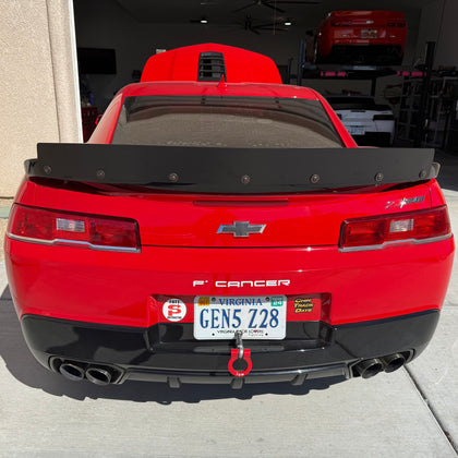 Camaro 14–15 Z/28 OE Style Factory Height Aluminum Wicker Bill – 1" Taller