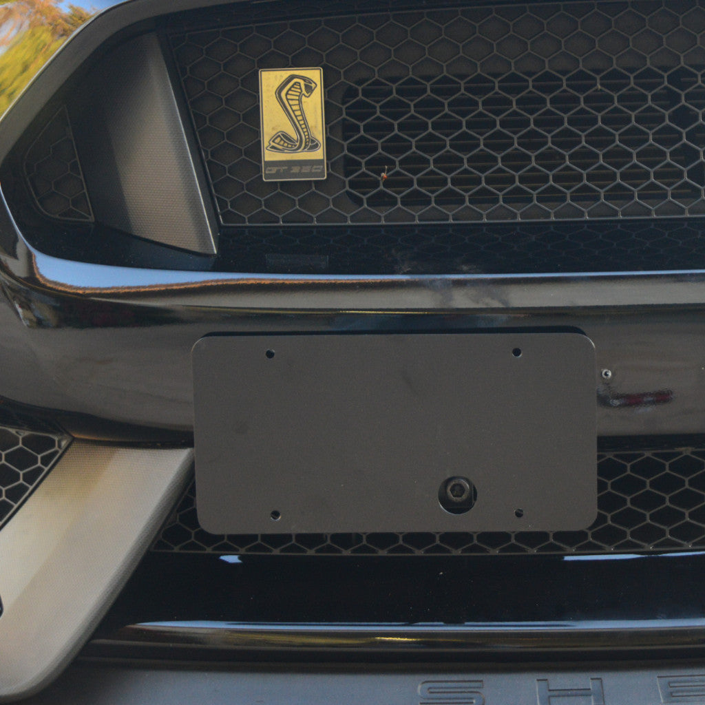 Tow Hook Hole Cover License Plate Bracket For 2014-2019 Chevy Corvette – Front Mount
