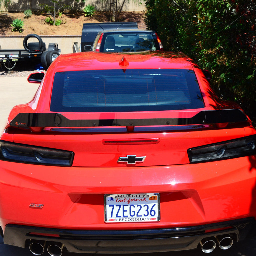 2013 Camaro Rear Spoiler Template 2016 2024 Camaro Carbon Fiber
