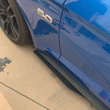 Mustang 15-23 GT500 Style Side Skirt Extensions